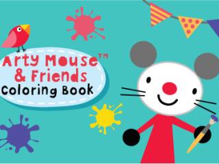 Arty Mouse and Friends Coloring Book